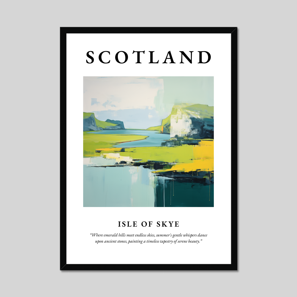 Poster of Isle of Skye, Scotland.