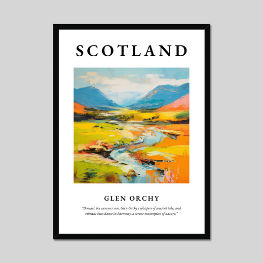 Poster of Glen Orchy, Scotland.