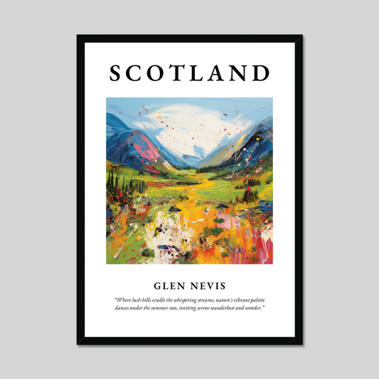 Poster of Glen Nevis, Scotland.