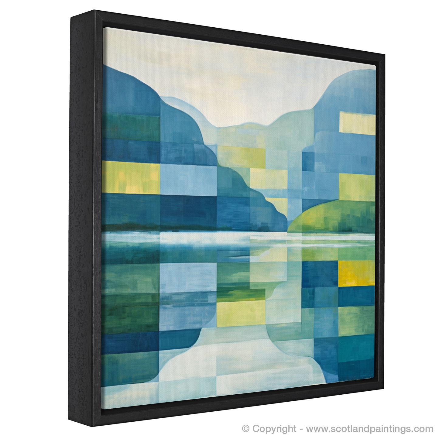 Summer Serenity at Loch Ness: An Abstract Highland Tapestry