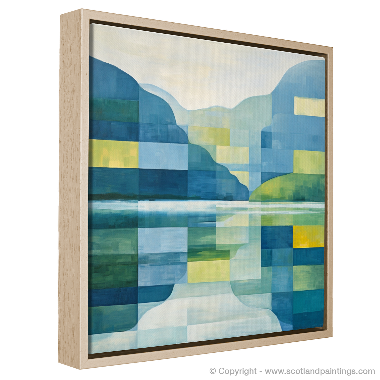 Summer Serenity at Loch Ness: An Abstract Highland Tapestry