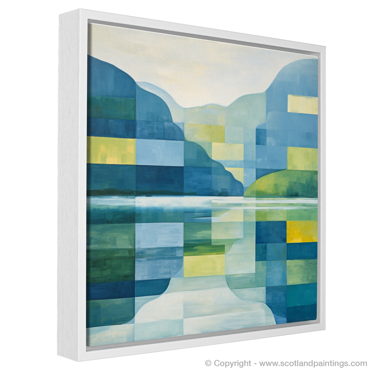 Summer Serenity at Loch Ness: An Abstract Highland Tapestry