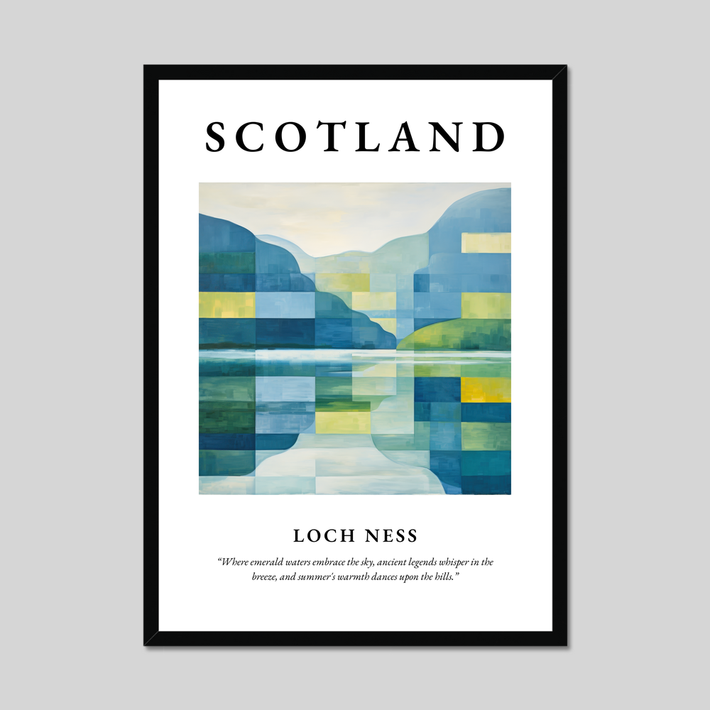 Poster of Loch Ness, Scotland.