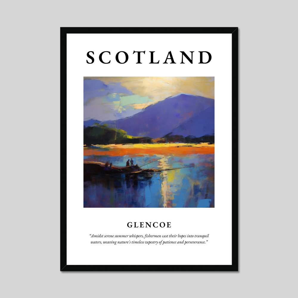 Poster of Glencoe, Scotland.