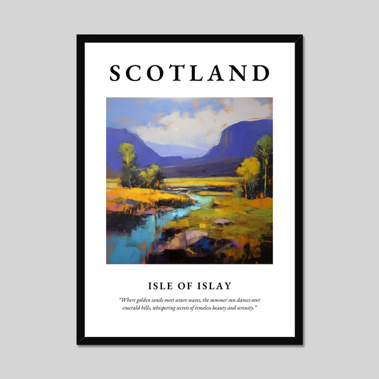 Poster of Isle of Islay, Scotland.