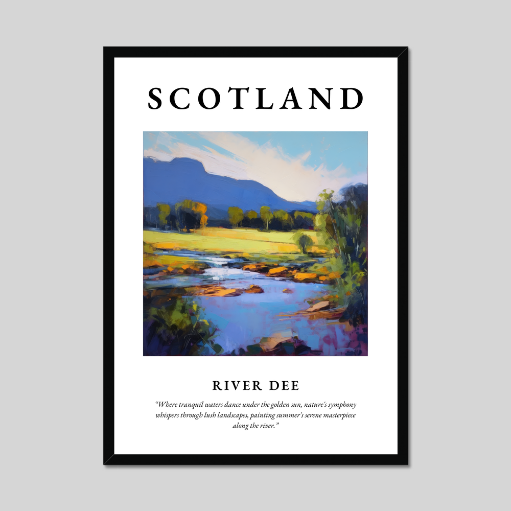 Poster of River Dee, Scotland.