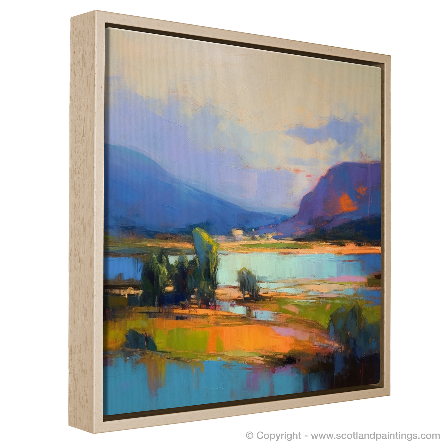 Summer's Embrace: An Expressionist Journey through Loch Tay