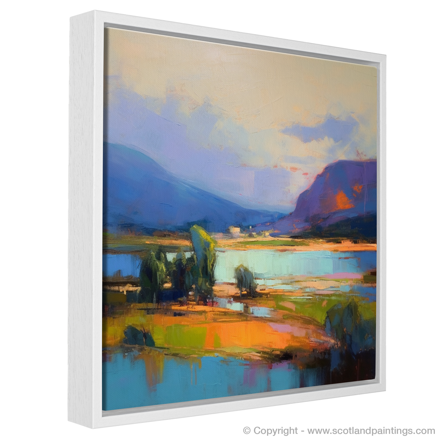 Summer's Embrace: An Expressionist Journey through Loch Tay