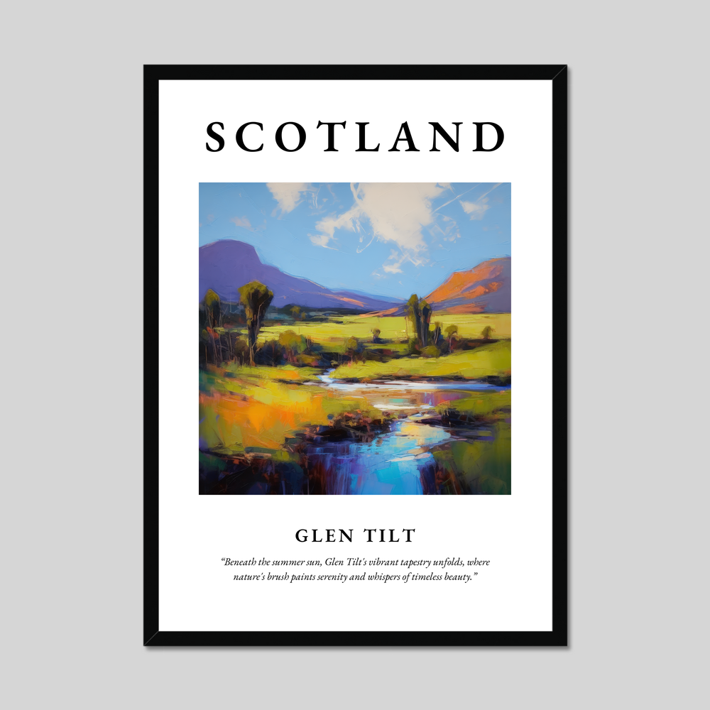 Poster of Glen Tilt, Scotland.