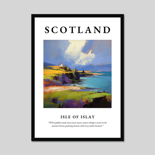 Poster of Isle of Islay, Scotland.