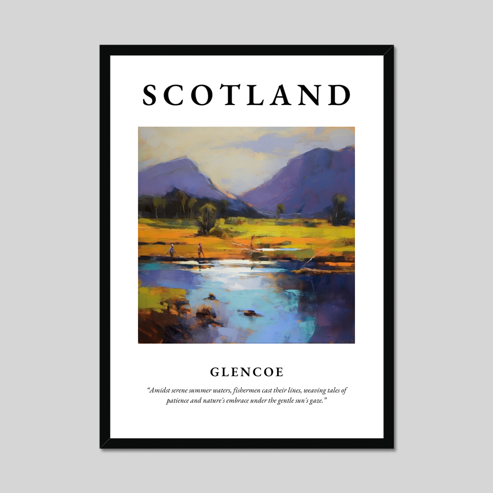 Poster of Glencoe, Scotland.