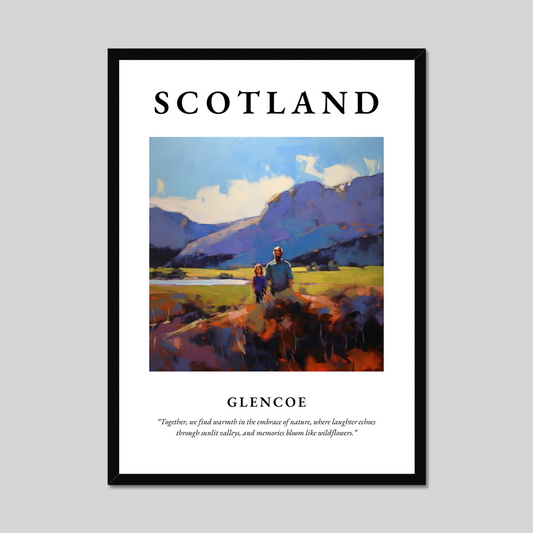 Poster of Glencoe, Scotland.