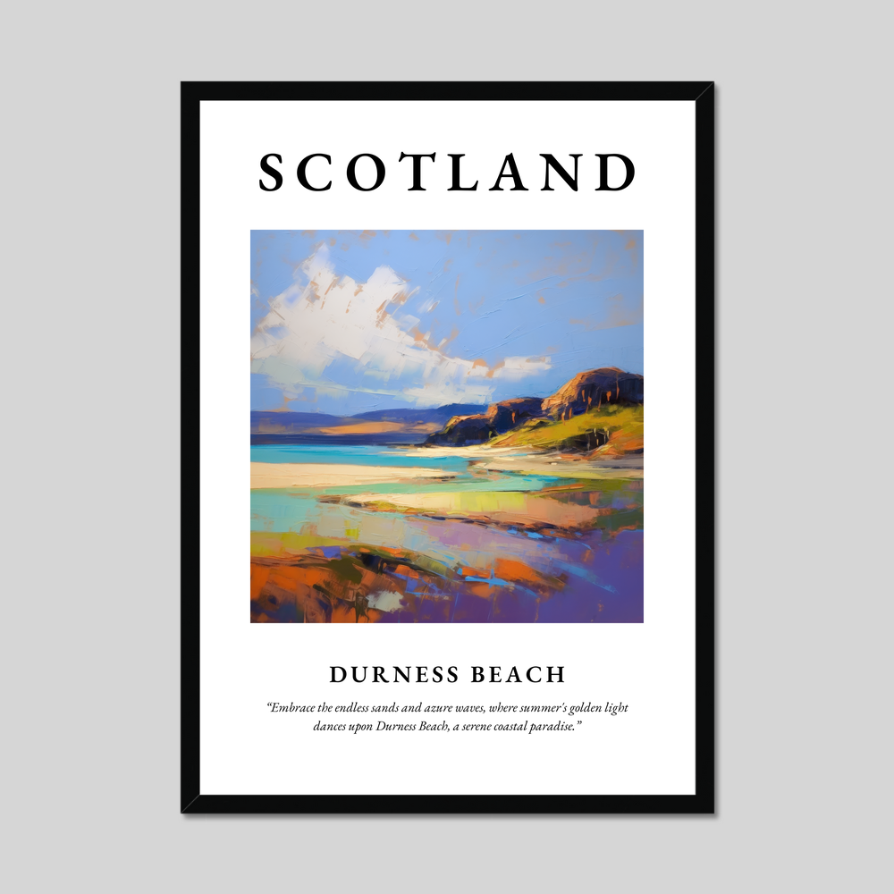 Poster of Durness Beach, Scotland.