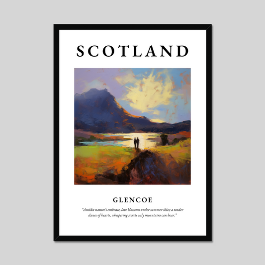 Poster of Glencoe, Scotland.