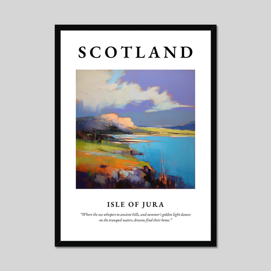 Poster of Isle of Jura, Scotland.