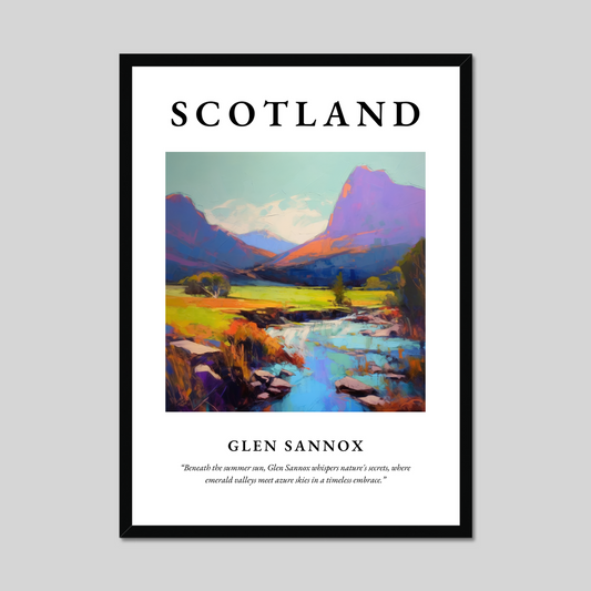 Poster of Glen Sannox, Scotland.