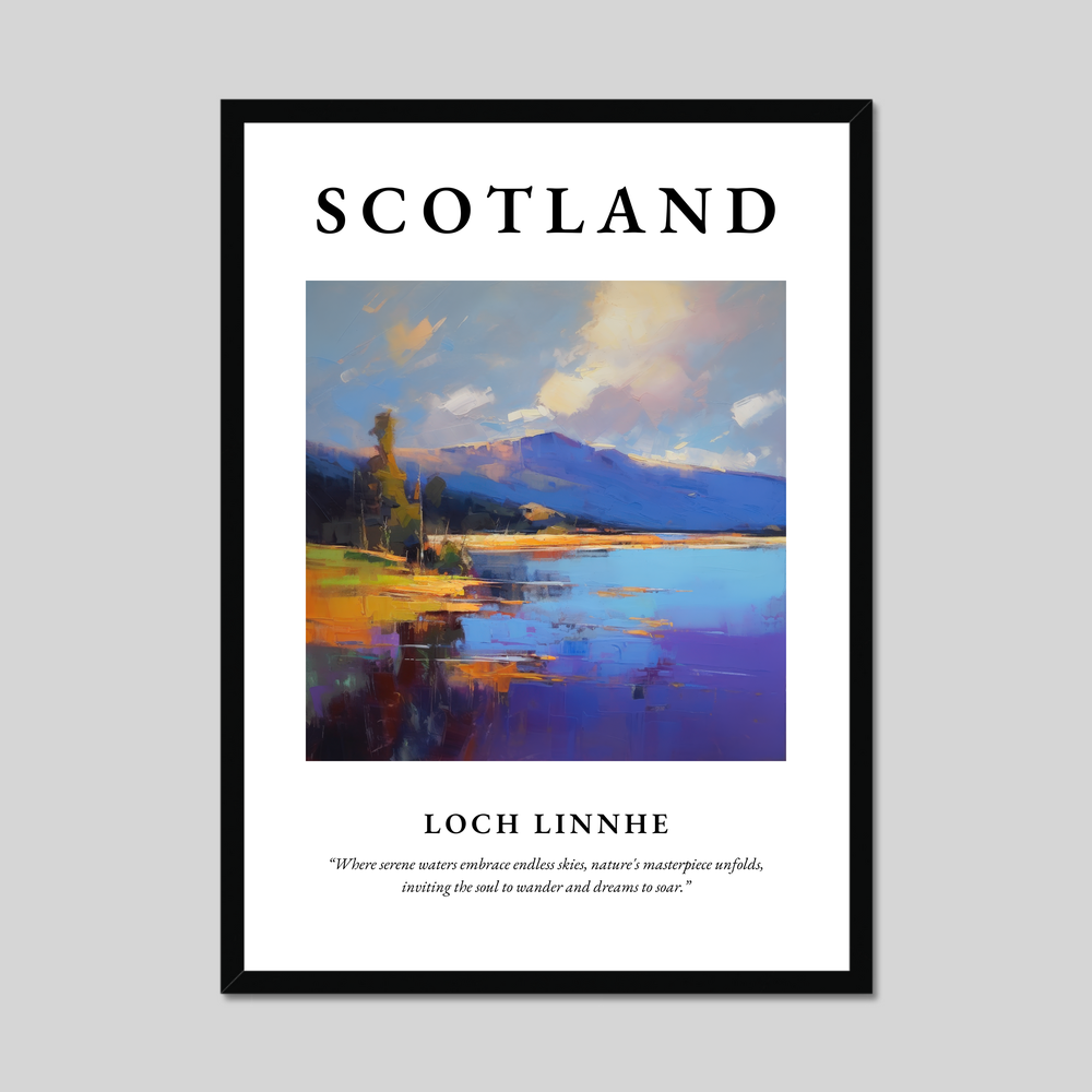 Poster of Loch Linnhe, Scotland.