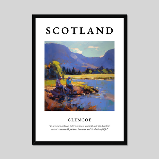 Poster of Glencoe, Scotland.