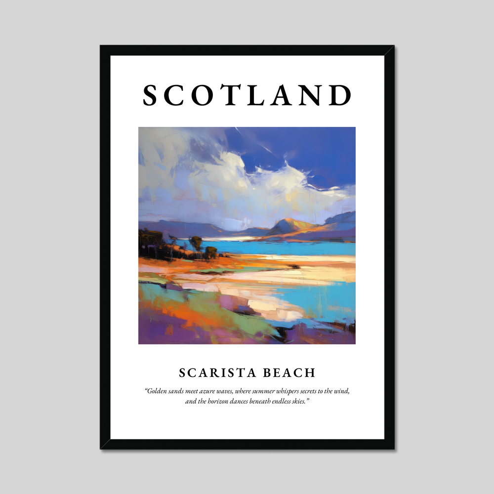 Poster of Scarista Beach, Scotland.