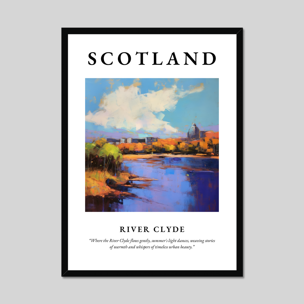 Poster of River Clyde, Scotland.