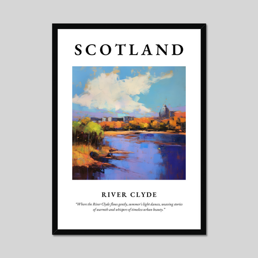 Poster of River Clyde, Scotland.