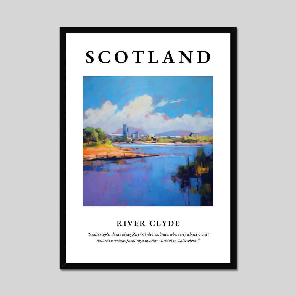 Poster of River Clyde, Scotland.