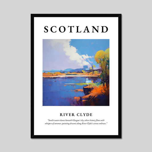 Poster of River Clyde, Scotland.