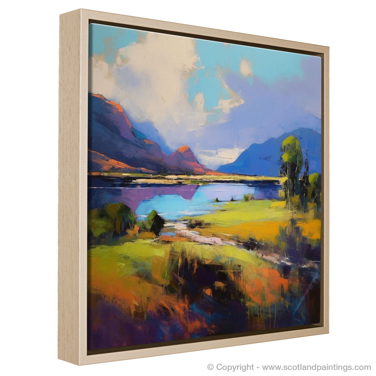 Highland Summer Vivacity: An Expressionist Journey Through Loch Shiel