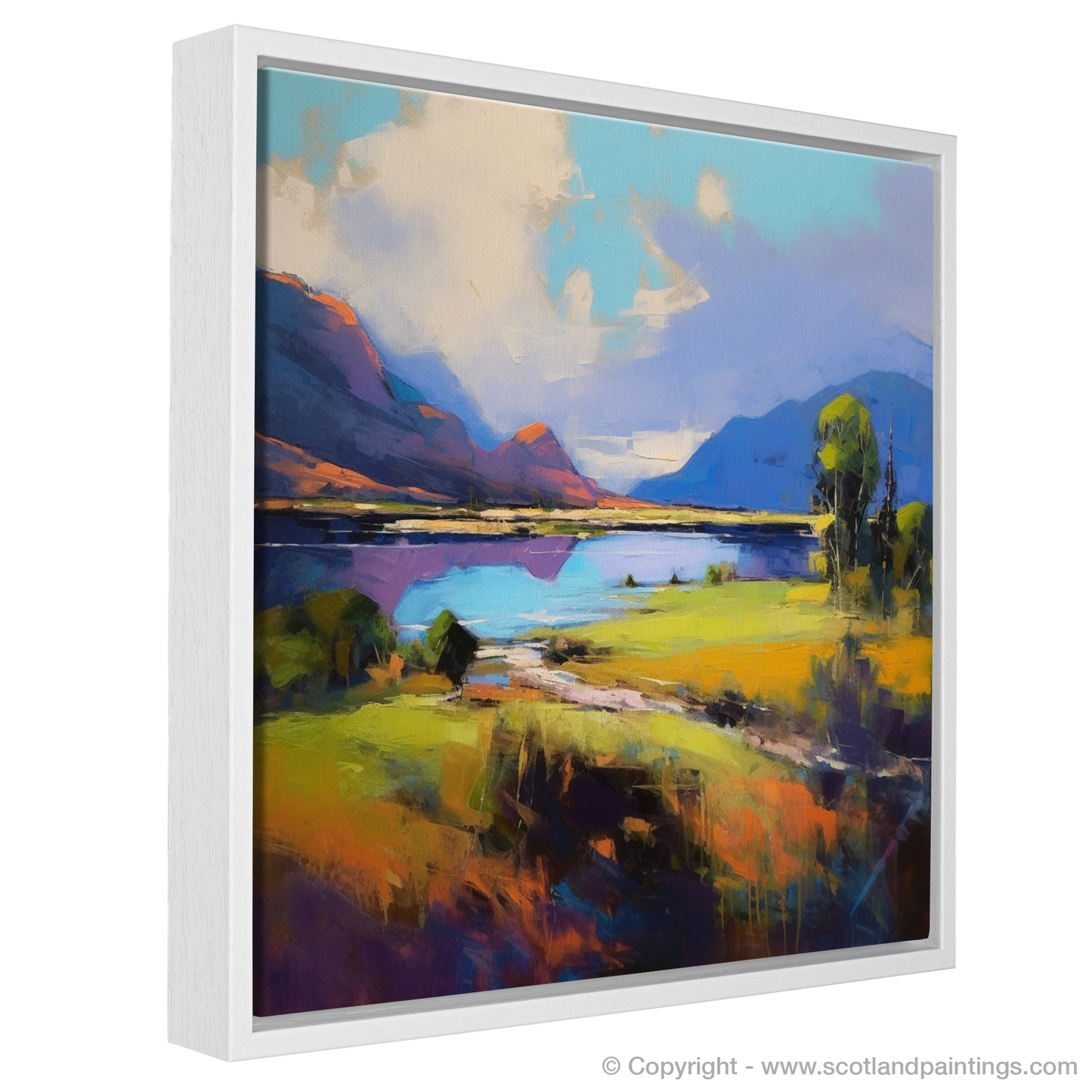 Highland Summer Vivacity: An Expressionist Journey Through Loch Shiel