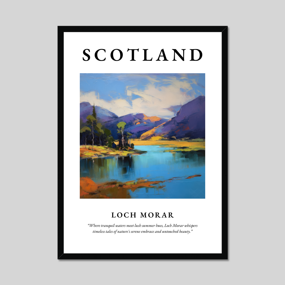 Poster of Loch Morar, Scotland.