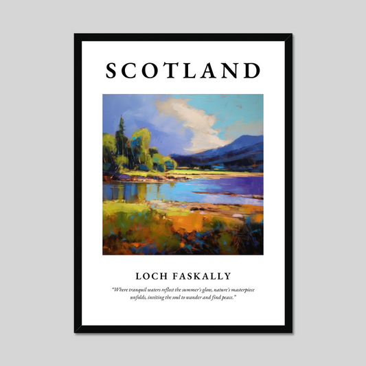 Poster of Loch Faskally, Scotland.