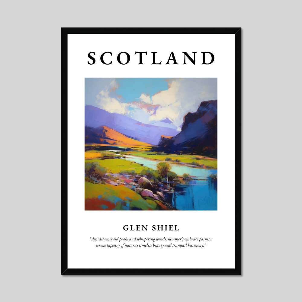 Poster of Glen Shiel, Scotland.