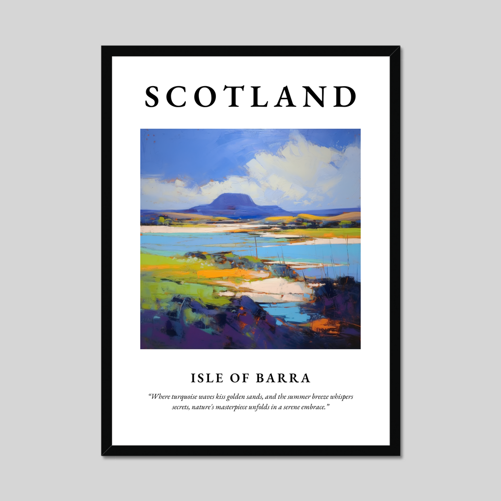 Poster of Isle of Barra, Scotland.