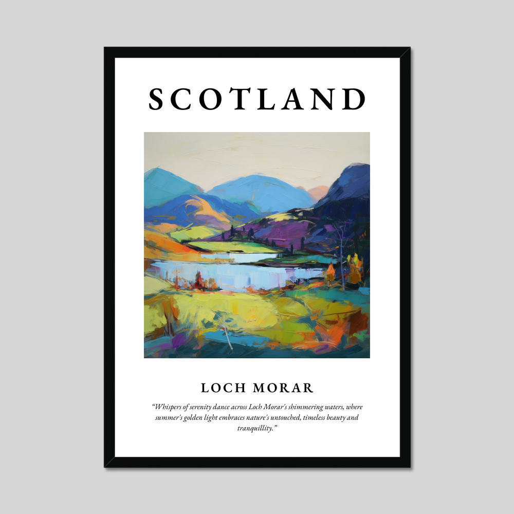 Poster of Loch Morar, Scotland.