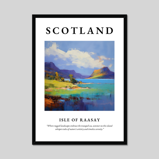 Poster of Isle of Raasay, Scotland.