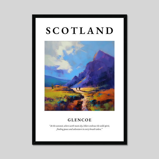 Poster of Glencoe, Scotland.