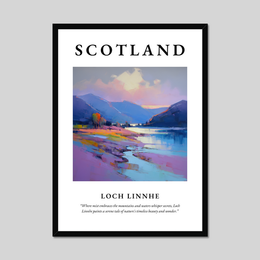 Poster of Loch Linnhe, Scotland.