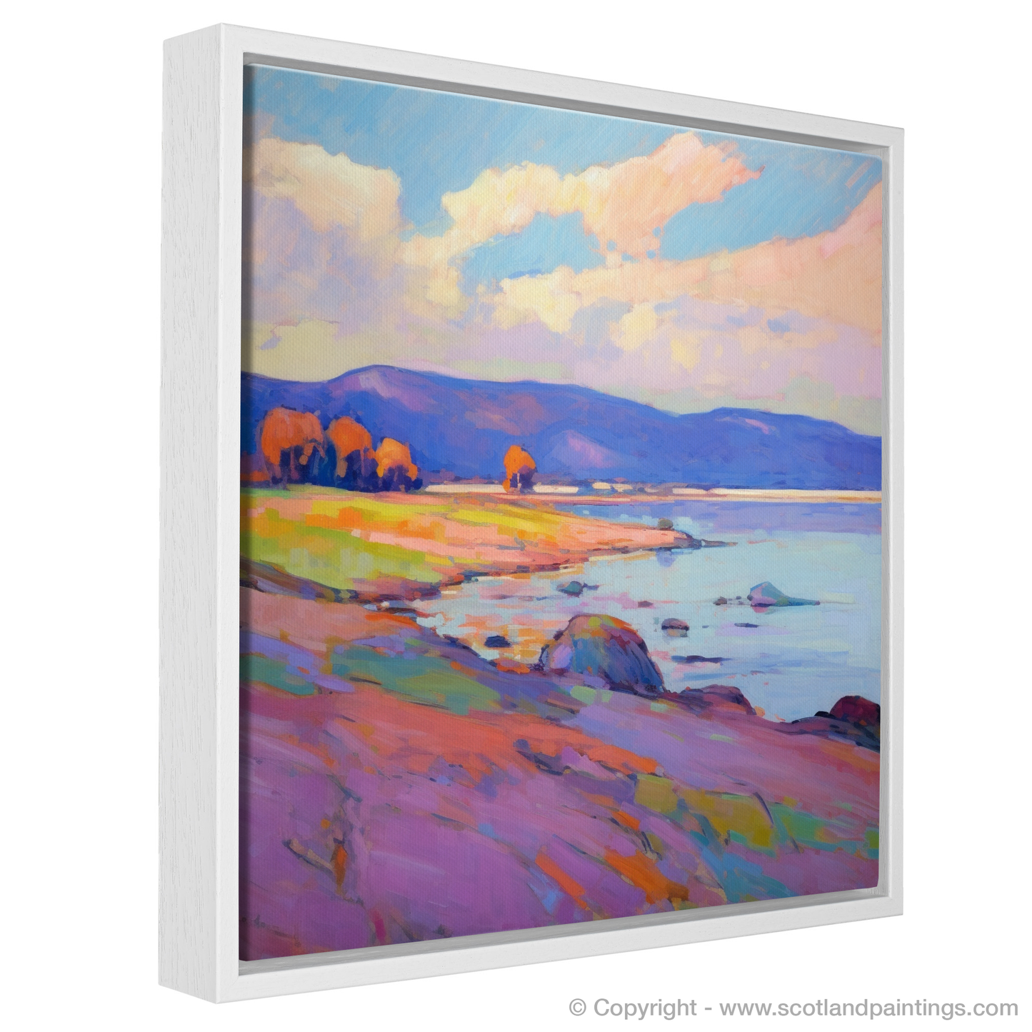 Longniddry Beach Serenity: An Impressionist Homage to Scottish Shores