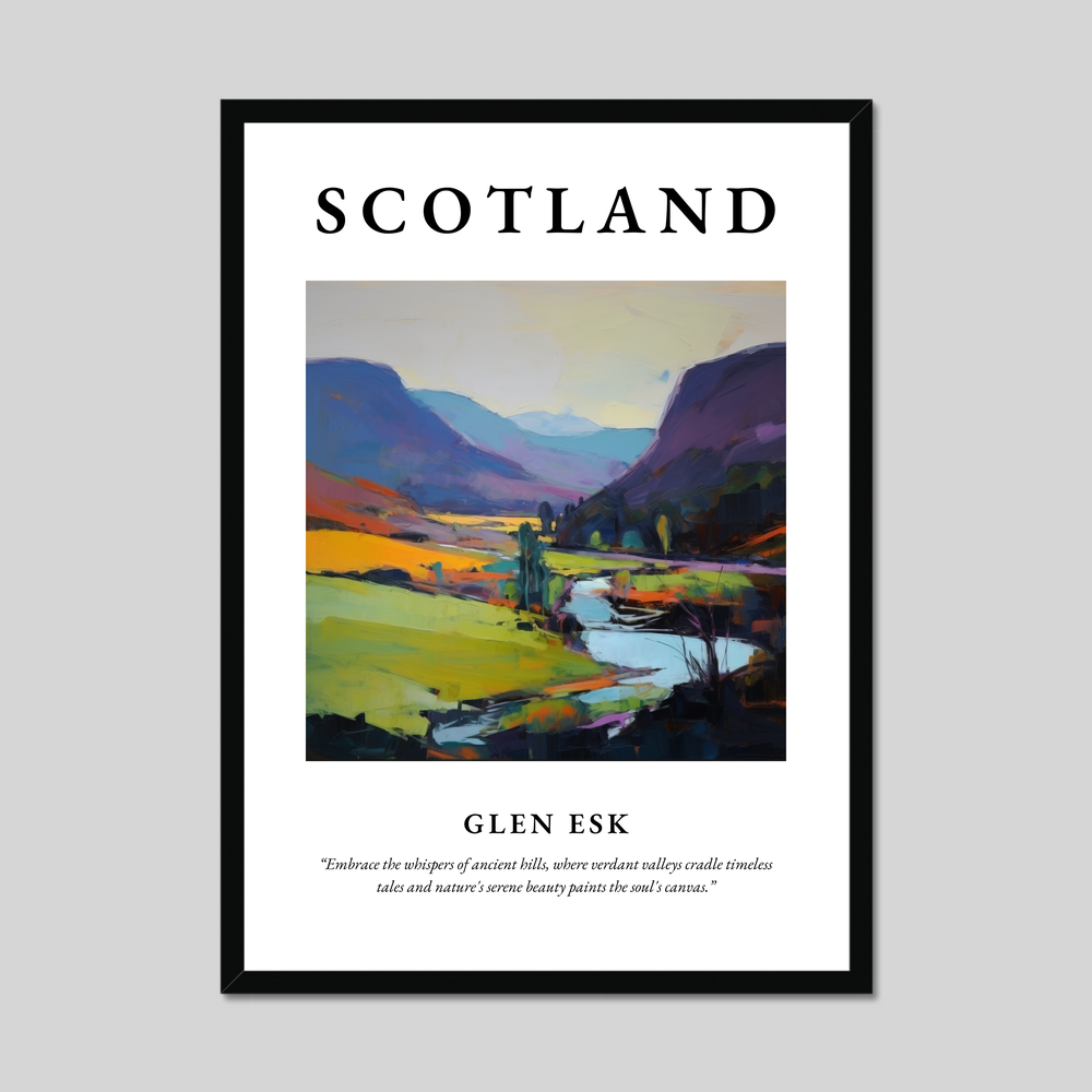 Poster of Glen Esk, Scotland.