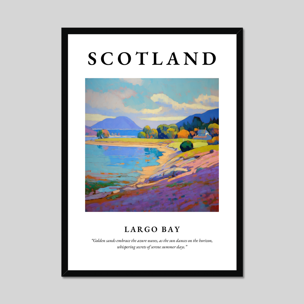 Poster of Largo Bay, Scotland.