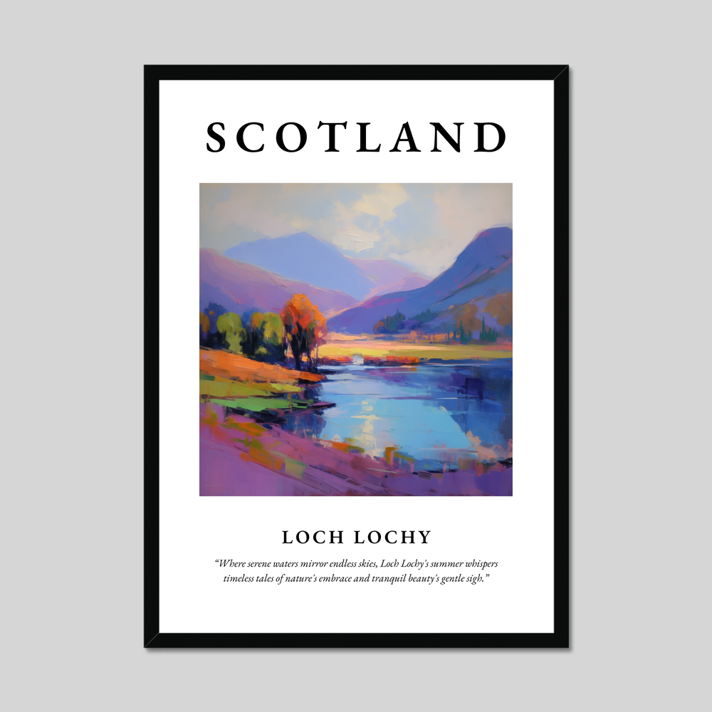 Poster of Loch Lochy, Scotland.