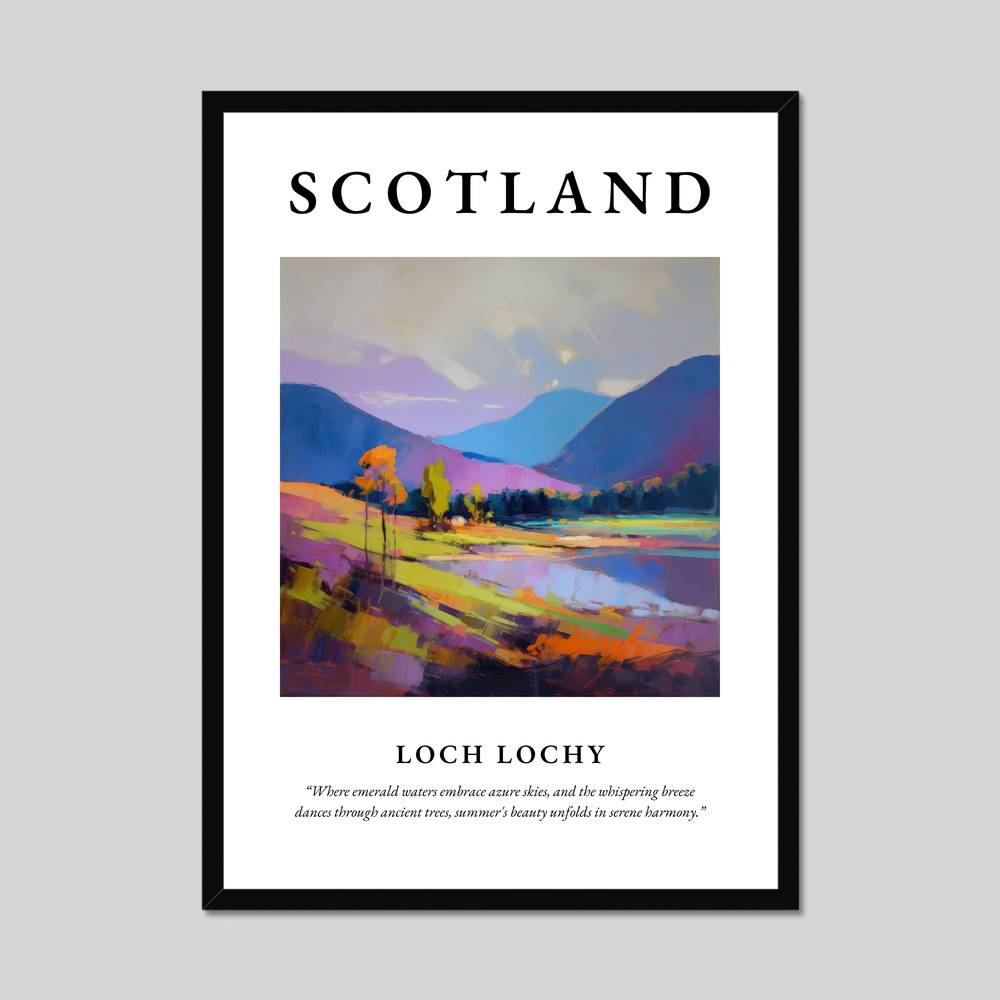 Poster of Loch Lochy, Scotland.