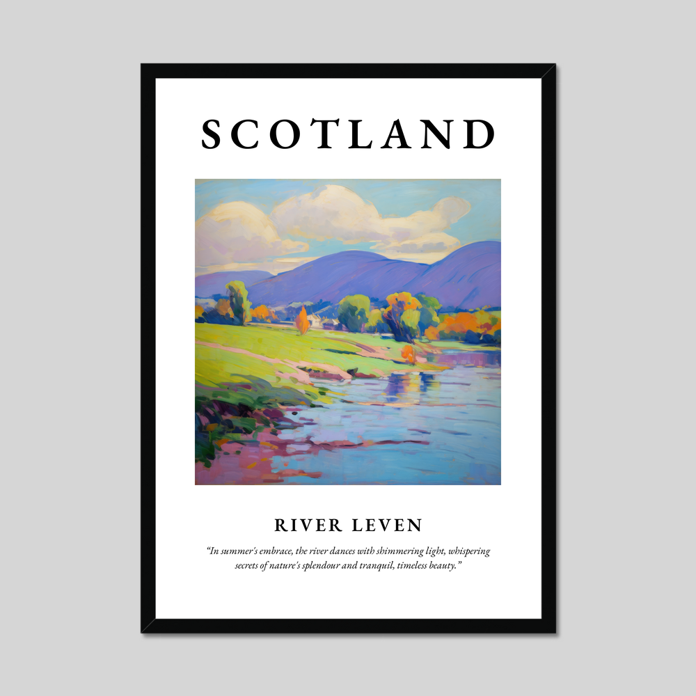 Poster of River Leven, Scotland.