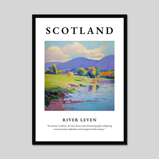 Poster of River Leven, Scotland.