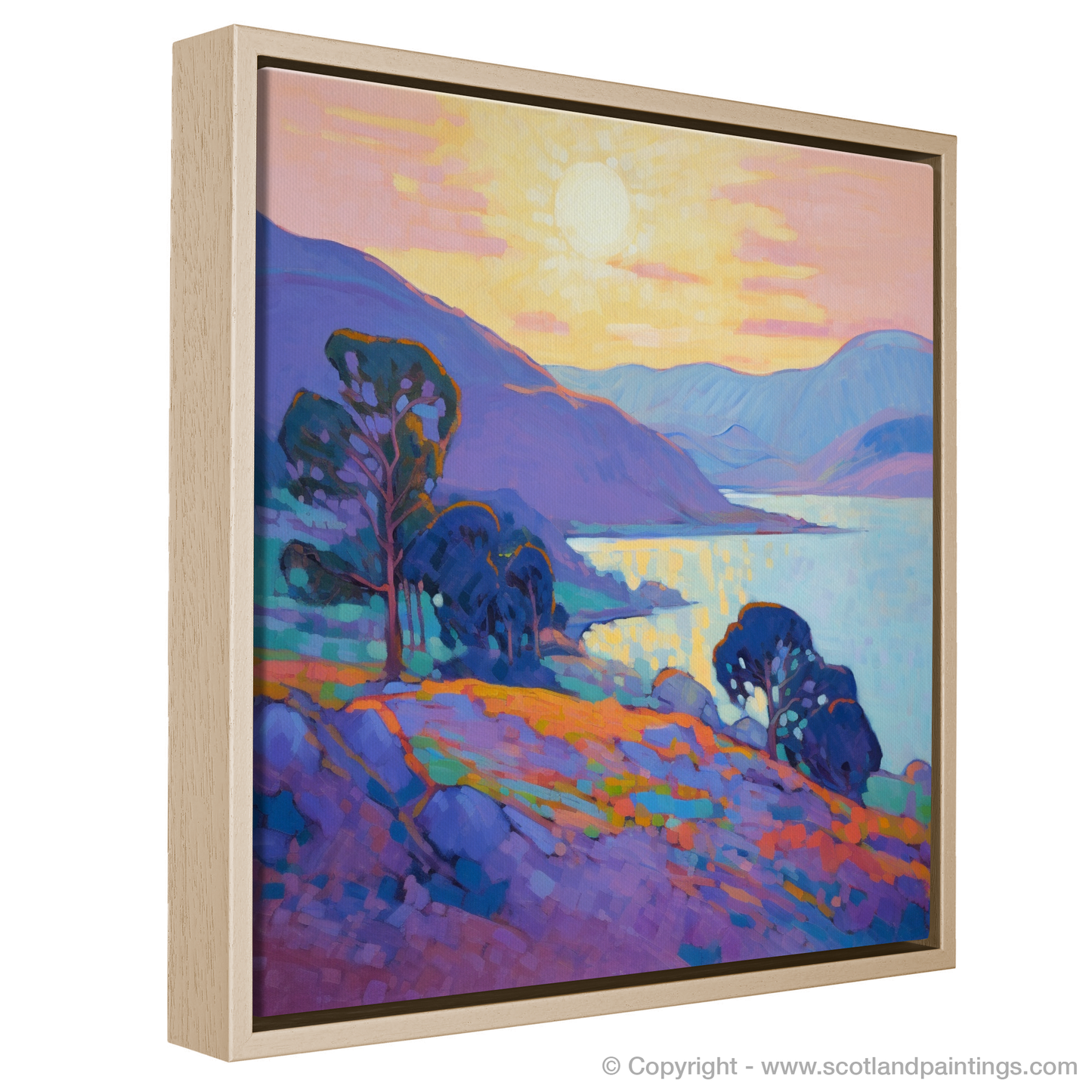 Dusk at Langamull Bay: An Impressionist Ode to Scottish Coves