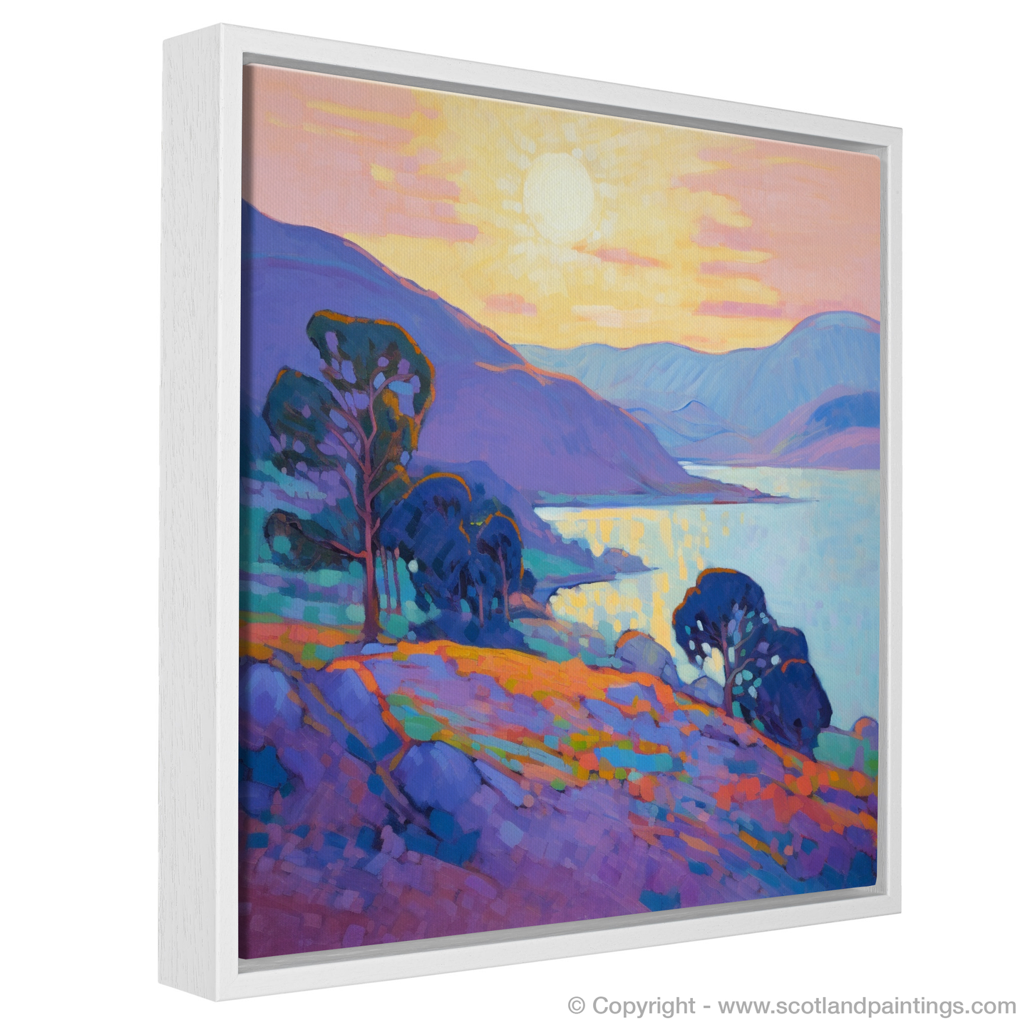 Dusk at Langamull Bay: An Impressionist Ode to Scottish Coves