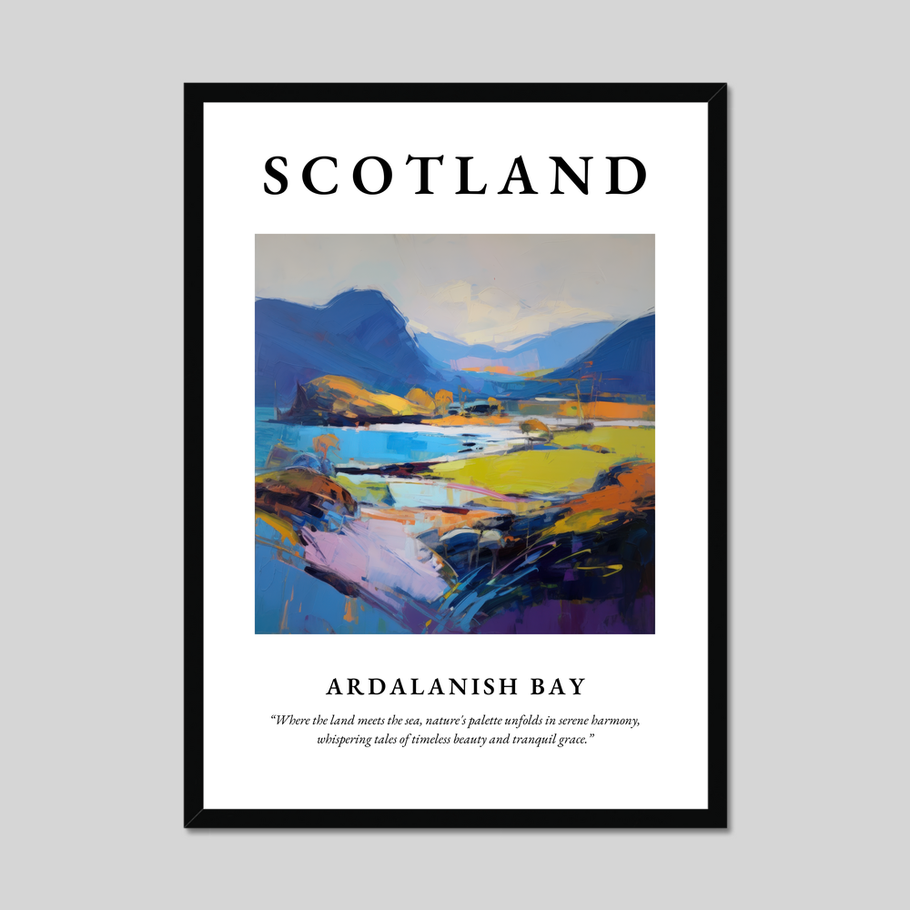 Poster of Ardalanish Bay, Scotland.