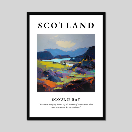 Poster of Scourie Bay, Scotland.