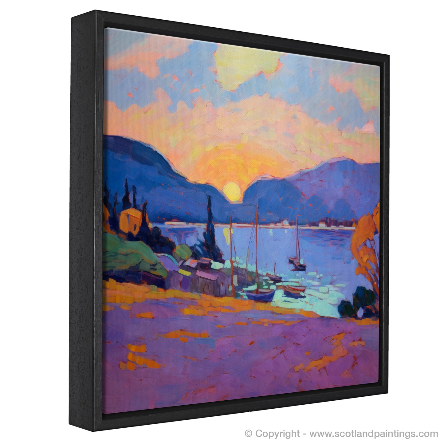 Tayvallich Harbour at Dusk: An Impressionist Enchantment