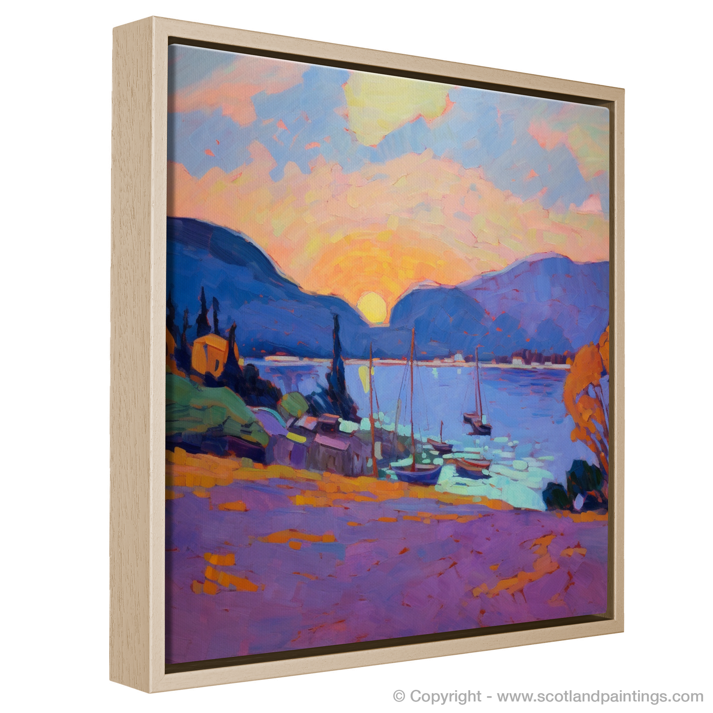 Tayvallich Harbour at Dusk: An Impressionist Enchantment